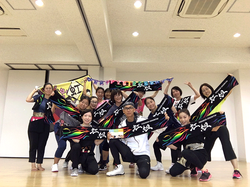 神奈川県・よさこい踊り隊「虹組」