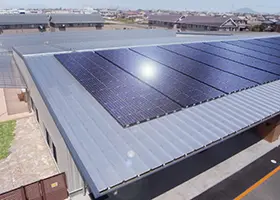太陽光発電による電力の生産