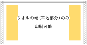 企業用名入れタオル用 デザインテンプレート